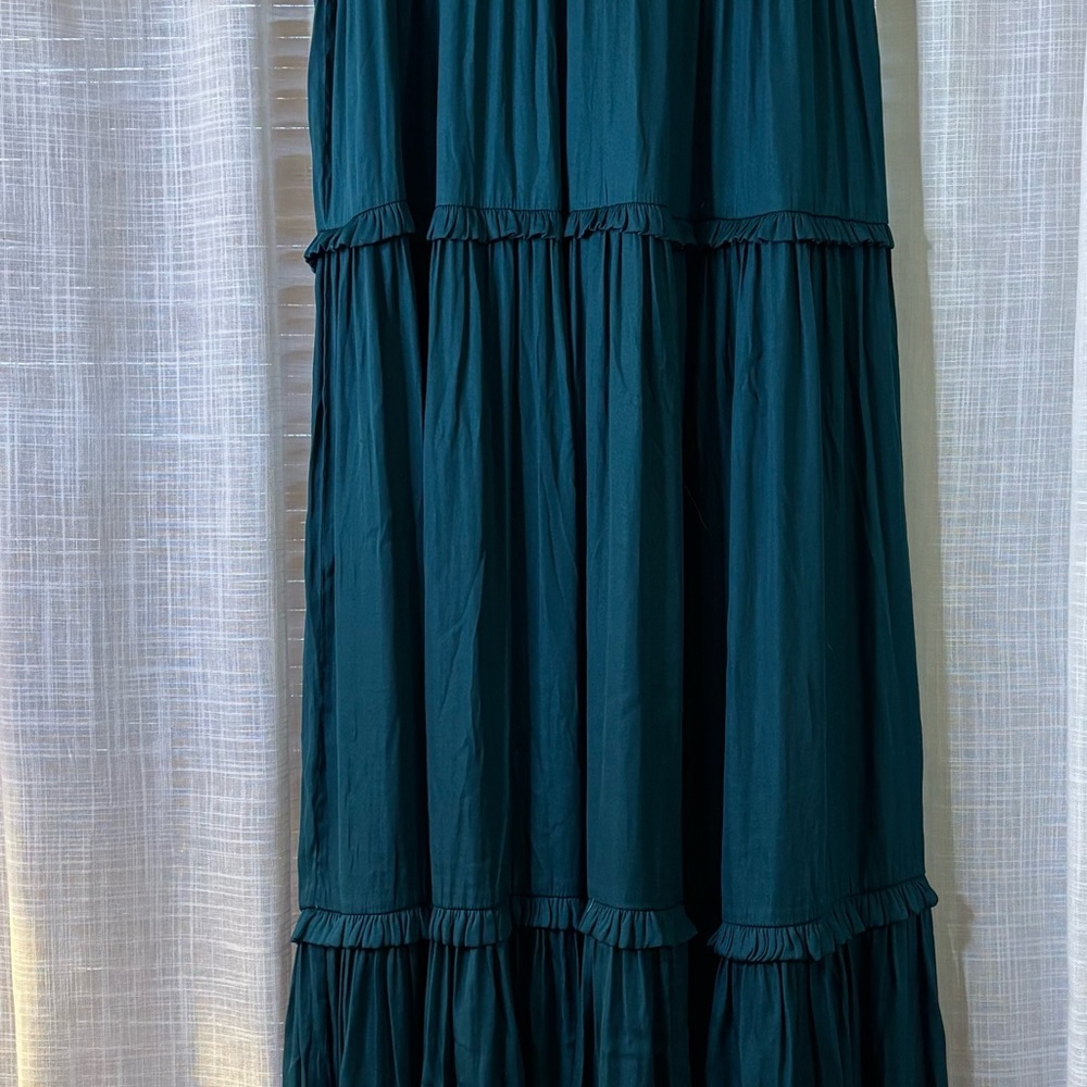 Ann Taylor Teal Textured Dress